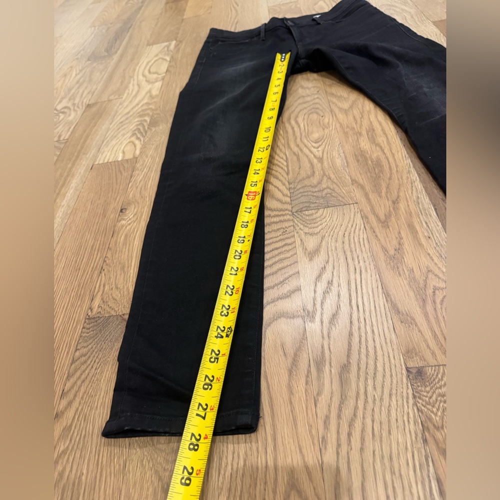 Frame Denim Women's Le Garçon Black Straight Jeans Size 26 - Picture 6 of 8